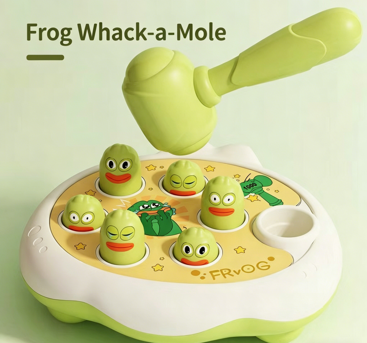 Whack-a-Mole Groundhog Puzzle Toy for Toddlers – Interactive Learning Game