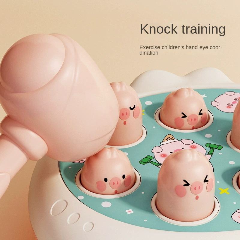 Whack-a-Mole Groundhog Puzzle Toy for Toddlers – Interactive Learning Game