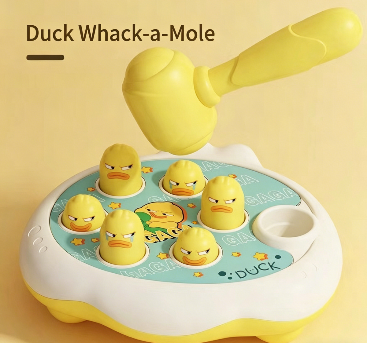 Whack-a-Mole Groundhog Puzzle Toy for Toddlers – Interactive Learning Game