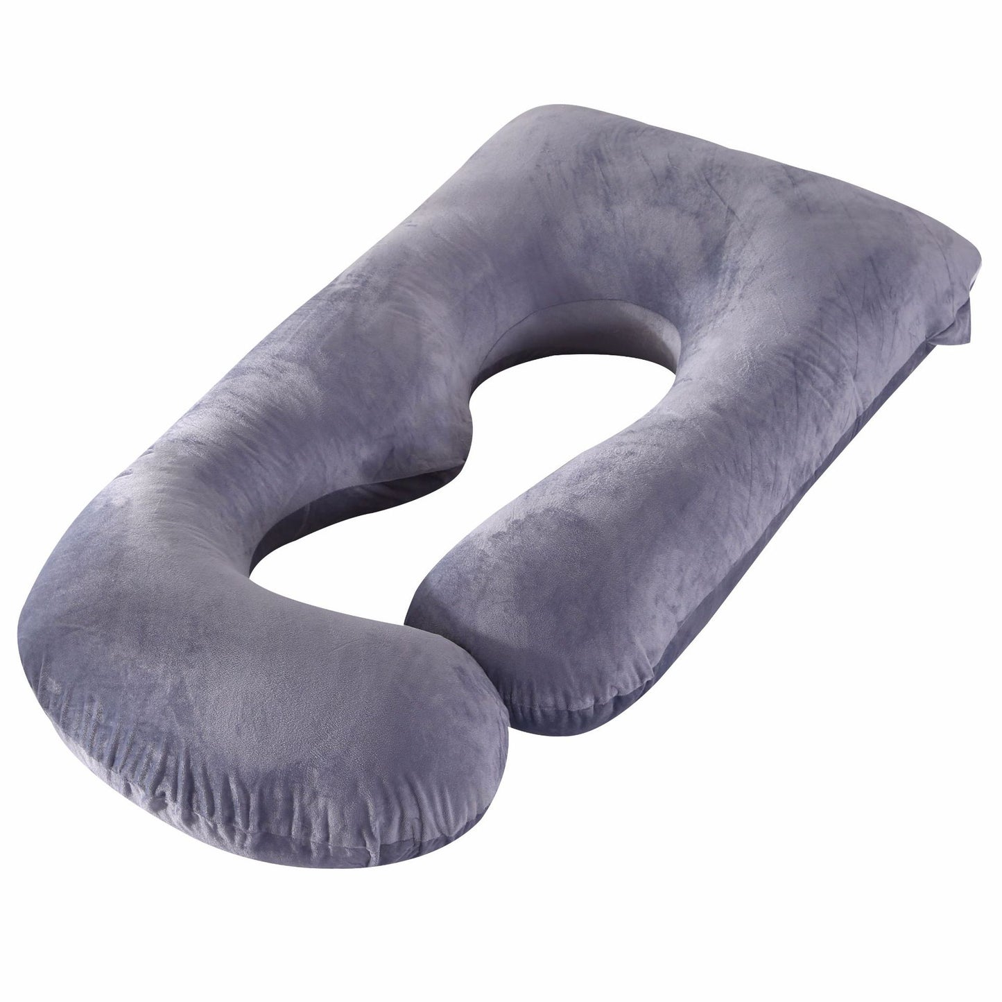 Crystal Velvet Pregnancy Pillow – Detachable G-Shape Side Sleeping Maternity Pillow